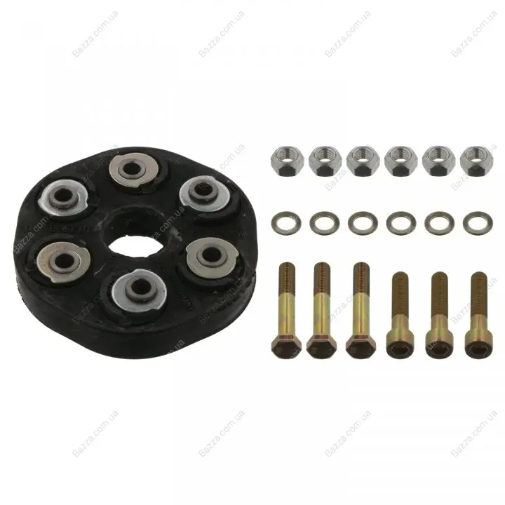 FEBI DB Шарнир эластичный W123 (к-т с болтами) febі bilstein 10581