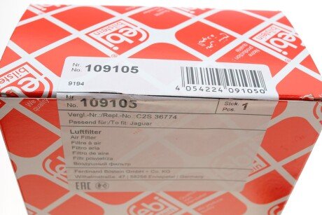 FEBI Фильтр воздушный JAGUAR X-TYPE 2.0D, 2.2D febі Bilstein 109105