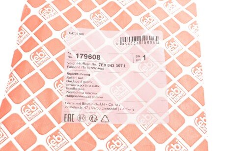 FEBI Кронштейн с роликами боковой двери VW T5 03- febі Bilstein 179608