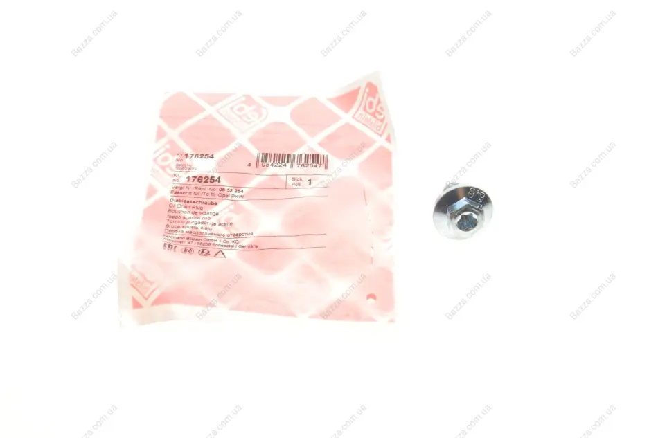 FEBI Пробка масляного поддона Astra K, Insignia B febі bilstein 176254