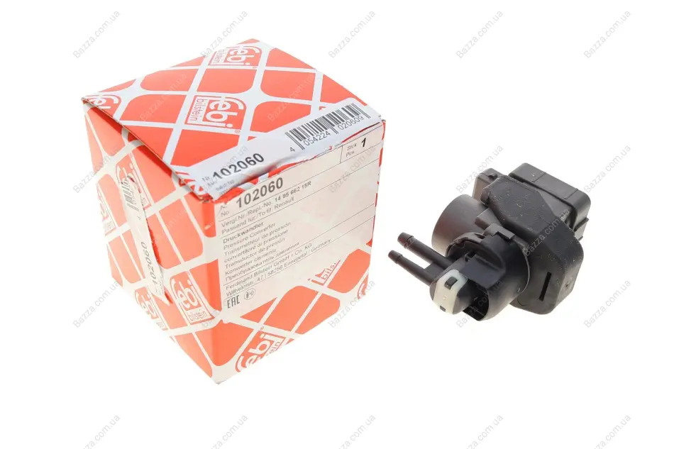 FEBI RENAULT Преобразователь давления ОГ Duster,Clio III,Modus 1.5dCi 04- febі bilstein 102060