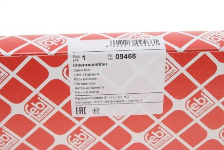 FEBI VW Фильтр воздушный салона PASSAT 1.9TDI -94 febі Bilstein 09466