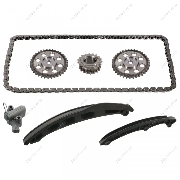 FEBI VW К-т цепи ГРМ Audi,Skoda Fabia,Octavia,Seat,Golf V,Passat,Tiguan,Touran 1.2/1.6 Febі Bilstein 171593 (фото 1)