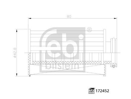Фільтр Ad Blue febі Bilstein 172452