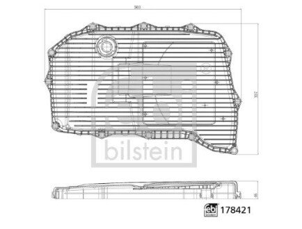 Фільтр-піддон АКПП febі Bilstein 178421