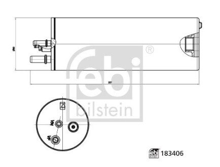 Фильтр топливный VW T6 2.0 TDI 19- (FEBI) febі Bilstein 183406