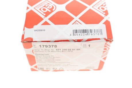 Подшипник передней ступицы febі Bilstein 179378