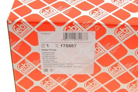 К-т помпи системи охолодження febі Bilstein 175587