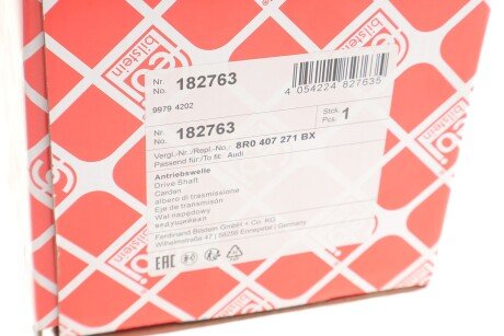 К-т валу привідного febі Bilstein 182763