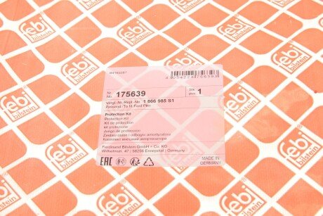 К-т захистний амортизатора febі Bilstein 175639