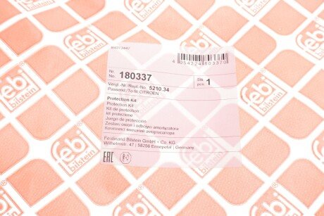 К-т захистний амортизатора febі Bilstein 180337