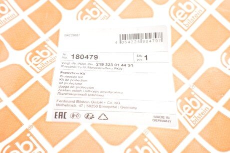 К-т захистний амортизатора febі Bilstein 180479