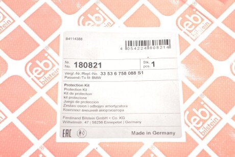 К-т захистний амортизатора febі Bilstein 180821