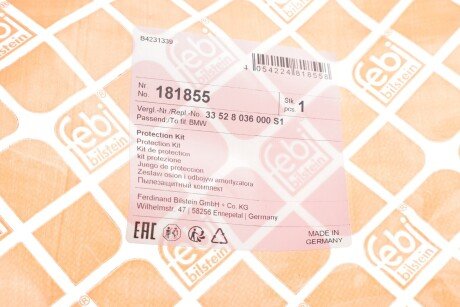 К-т захистний амортизатора febі Bilstein 181855