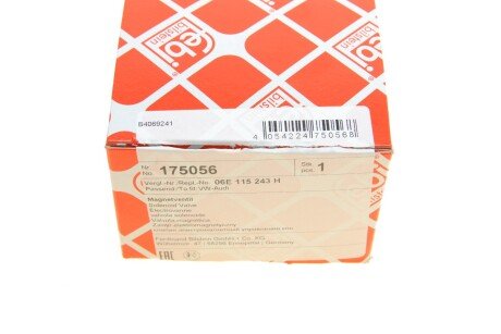 Клапан керування, регулювання фаз газорозподілу (FEBI) febі Bilstein 175056