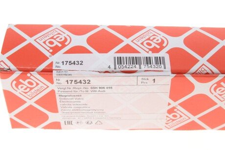 Клапан керування, регулювання фаз газорозподілу (FEBI) febі Bilstein 175432