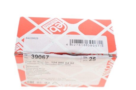 Клипса крепления febі Bilstein 39067