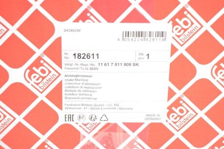Прокладка впускного коллектора febі Bilstein 182611