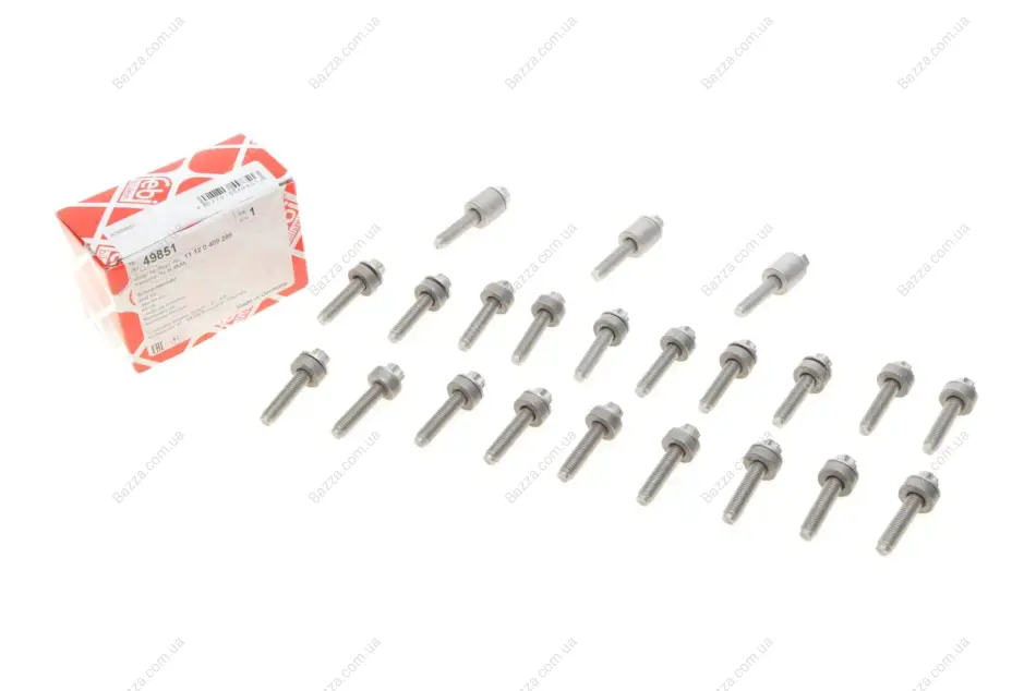 Комплект болтов ГБЦ febі bilstein 49851