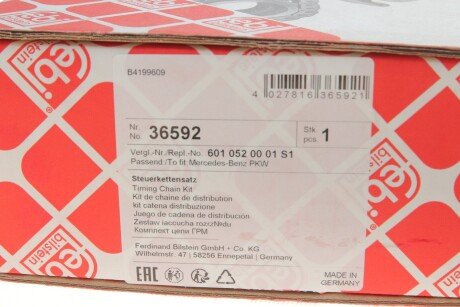 Комплект цепи ГРМ febі Bilstein 36592
