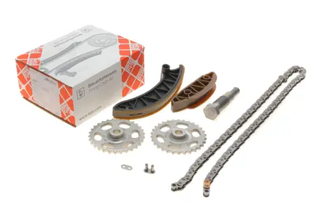 Комплект цепи ГРМ с шестернями, OM651 2.2CDI (с замком) febі bilstein 44971