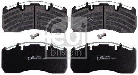 Комплект тормозных колодок, дисковый тормоз febі Bilstein 16906 на Мазда Демио dw3w