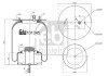 Кожух пневматической рессоры febі Bilstein 101345