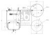 Кожух пневматической рессоры febі Bilstein 101358