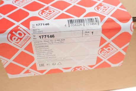 Кришка клапанів з клапаном рециркуляції відпрацьованих газів і прокладкою febі Bilstein 177146