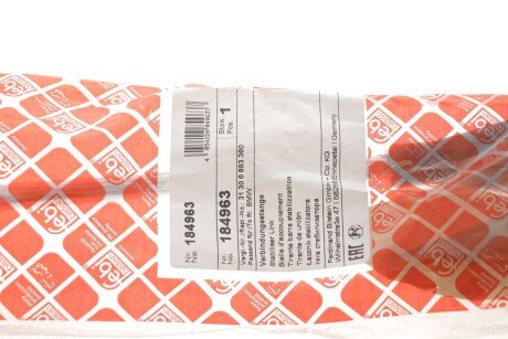 Стійка (тяга) стабілізатора передня febі Bilstein 184963