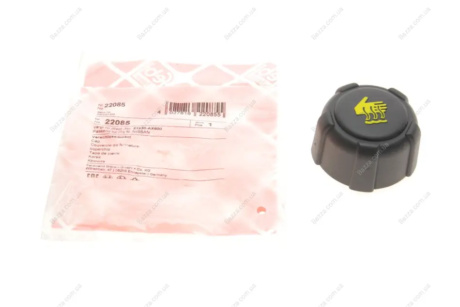 Крышка радиатора охлаждения Mercedes Benz, Nissan, Opel, Renault (пр-во FEBI) febі bilstein 22085