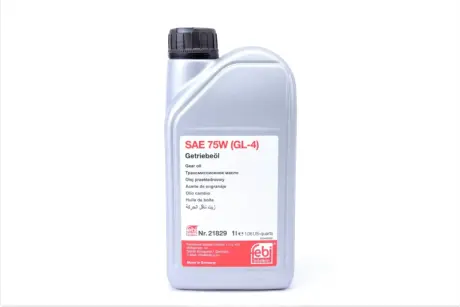 Масло трансмисс. FEBI SAE 75W GL-4 (Канистра 1л) Febі Bilstein 21829