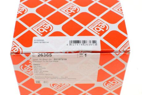 Масляний фільтр febі Bilstein 26365