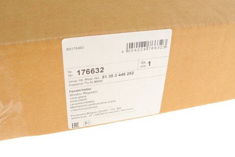 Механізм склопідіймача febі Bilstein 176632