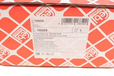 Моторчик дворника (стеклоочистителя) febі Bilstein 18859