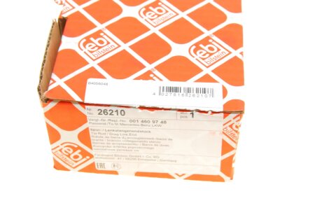 Накінечник кермової тяги febі Bilstein 26210