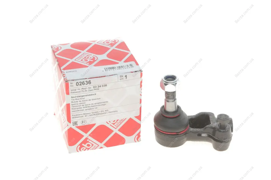 Наконечник рулевой тяги febі bilstein 02636