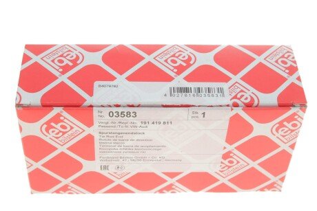 Накінечник кермової тяги febі Bilstein 03583