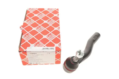 Наконечник рульової тяги з стопорною гайкою і шплінтом Febі Bilstein 178501