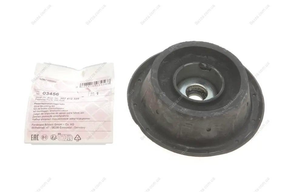 Опора аморт. VW GOLF, PASSAT, JETTA передн. (пр-во Febi) febі bilstein 03456