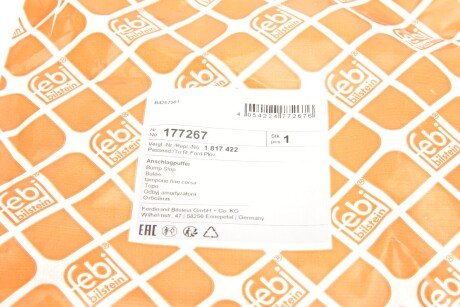 Відбійник заднього амортизатора febі Bilstein 177267