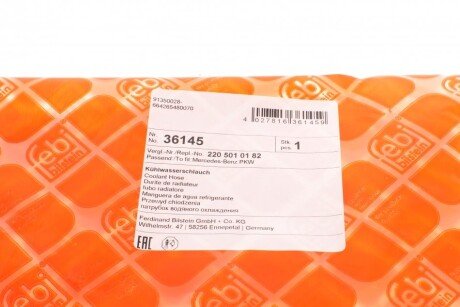 Патрубoк водяного охлаждения двигателя, вверху, от двигателя к радиатору MB (FEBI) febі Bilstein 36145