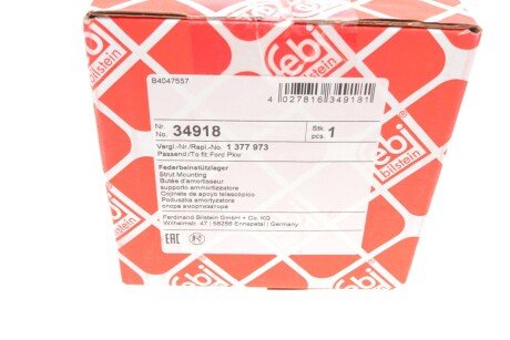 Передний амортизатор febі Bilstein 34918