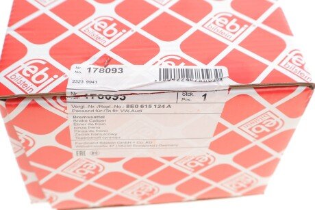 Передний тормозной суппорт febі Bilstein 178093