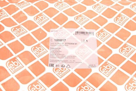 Пилозахисний к-т амортизатора febі Bilstein 180817