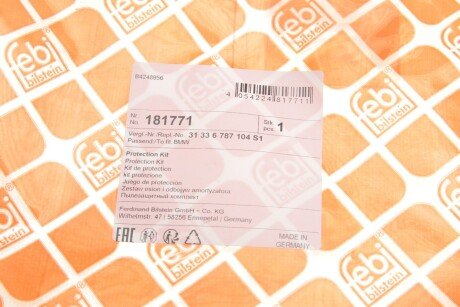 Пилозахисний к-т амортизатора febі Bilstein 181771