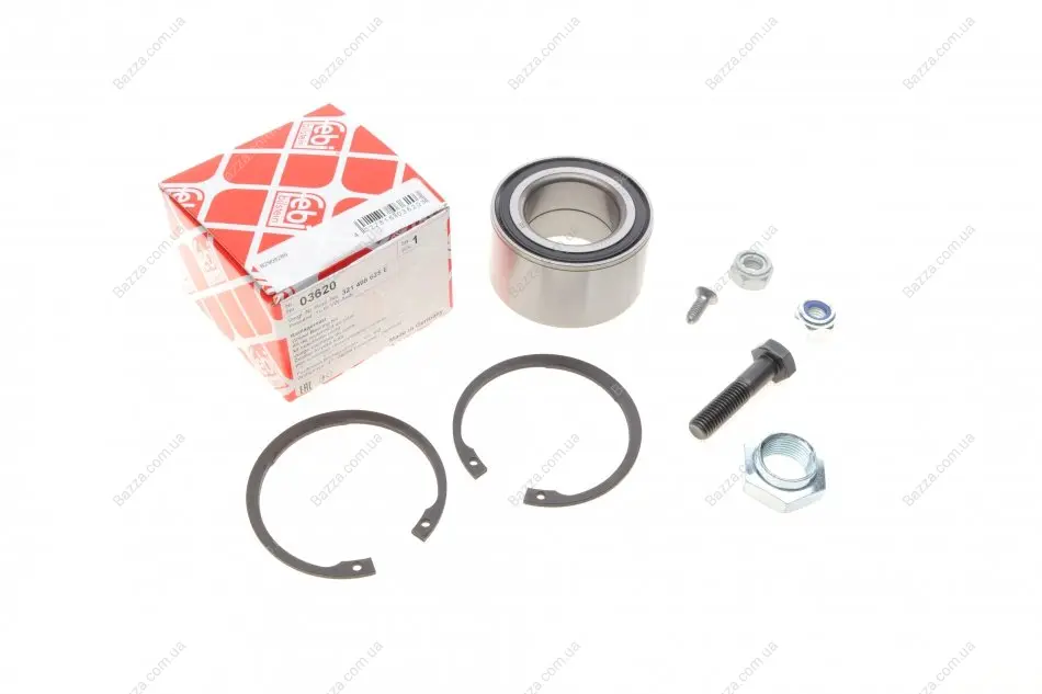Подшипник cтупицы AUDI 80, VW PASSAT 72- перед.мост (Пр-во FEBI) febі bilstein 03620