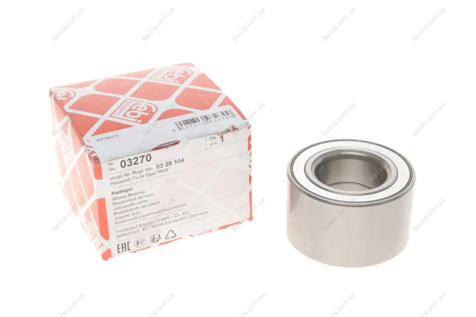 Подшипник передней ступицы febі bilstein 03270