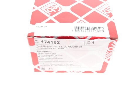 Підшипник передньої ступиці febі Bilstein 174162