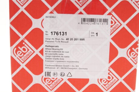 Подшипник передней ступицы febі Bilstein 176131